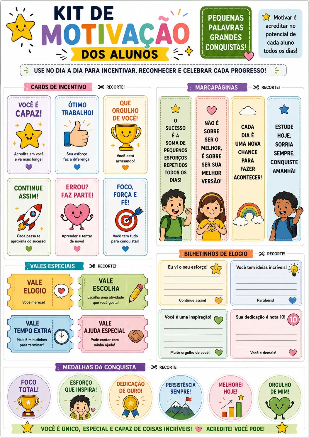 Kit de Motivação dos Alunos